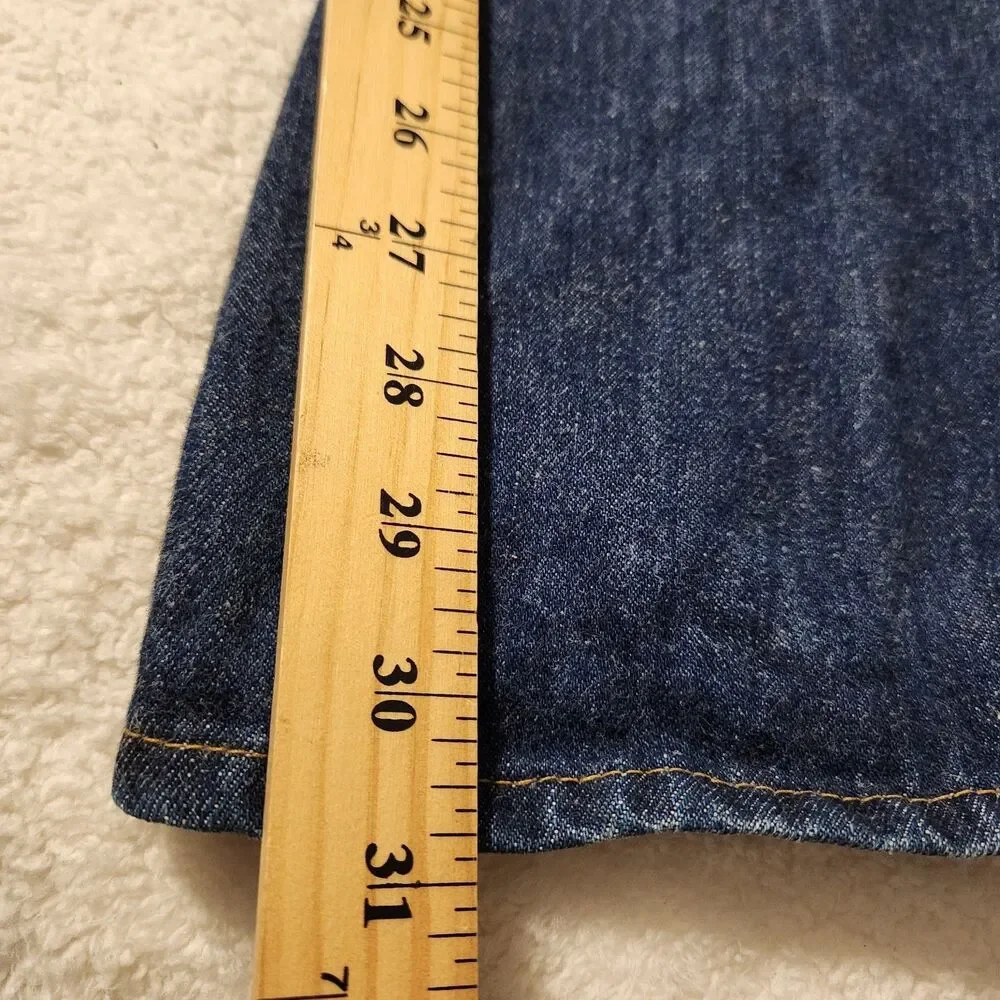 Vintage 70s Levi's 563 Orange Tab Flare Leg Talon Brass Zipper Jeans Size 29x31